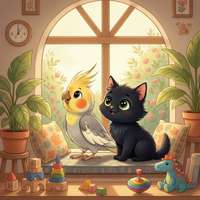 Cover of The Cockatiel and the Kitten