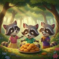 Cover of The Infinugget Raccoon Siblings